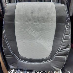 روکش صندلی کیا پیکانتو Picanto چرم مشکی طوسی