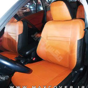 روکش صندلی تویوتا روافور RAV4 چرم مارون مشکی