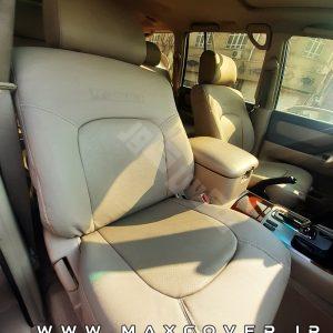 روکش صندلی تویوتا لندکروزر 2016-2006 Landcruiser چرم کرم