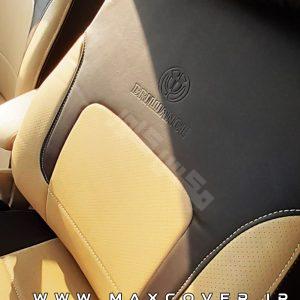 روکش صندلی برلیانس Brilliance H220 H230 چرم کرم مشکی