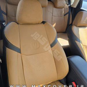 روکش صندلی چانگان Changan CS35 پلاس چرم مارون مشکی