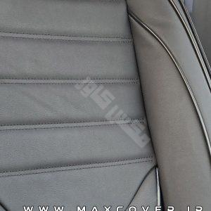 روکش طبی پراید 132 چرم کربن مشکی طرح فراری