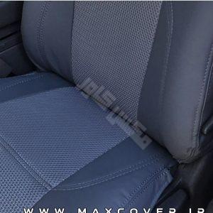 روکش صندلی هیوندایی توسان 2007-2010 چرم و پارچه طوسی
